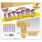 Trend Gold Metallic 4" Casual Uppercase Ready Letters®, 3 Pack